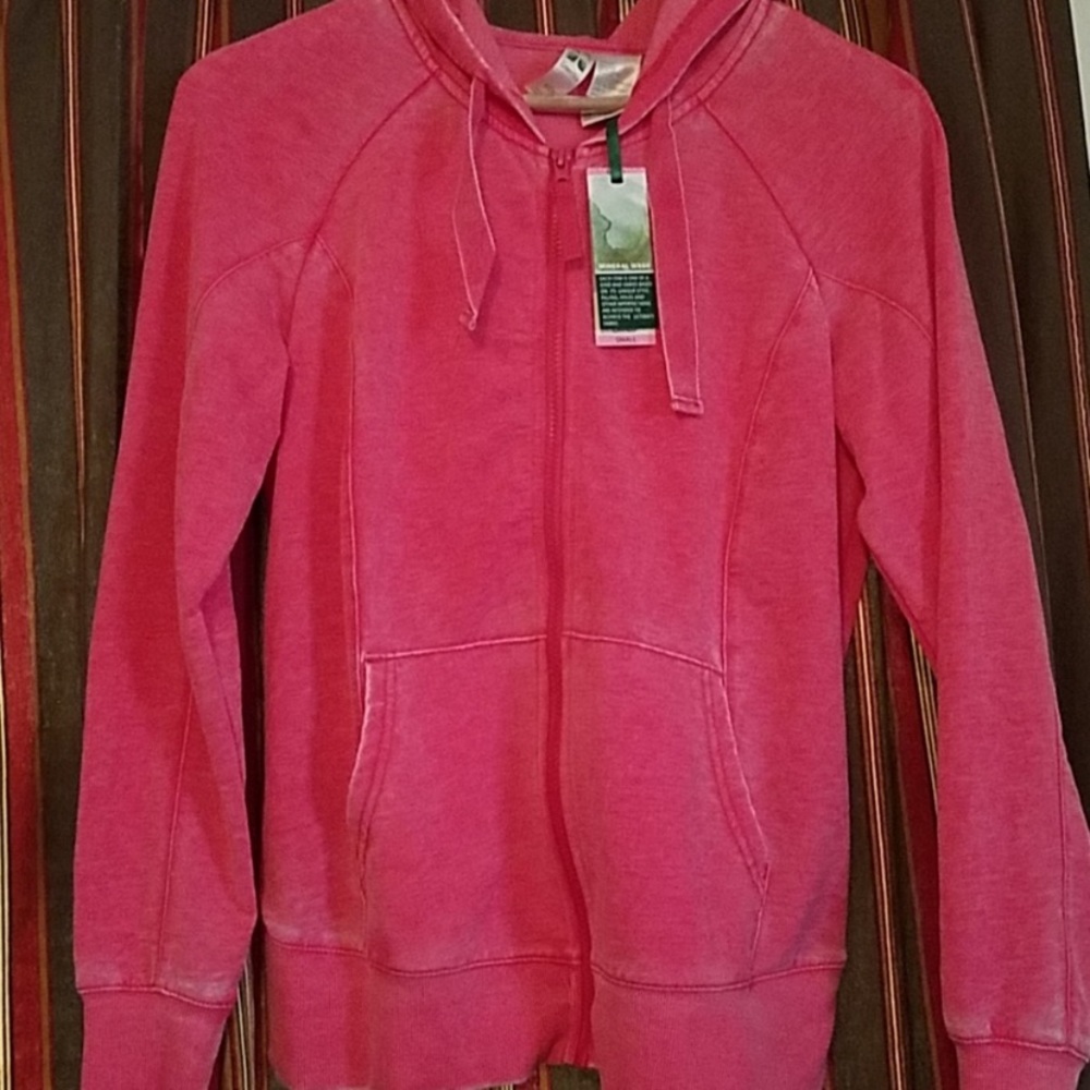 Mineral Wash Hoody Zip Jacket